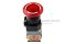 [E] สวิตช์ปุ่มกด หยุดฉุกเฉิน ปุ่มสีแดง พร้อมไฟสถานะ 220 V LA167-D8-11ZS ขนาด 22 mm รุ่น 2NC